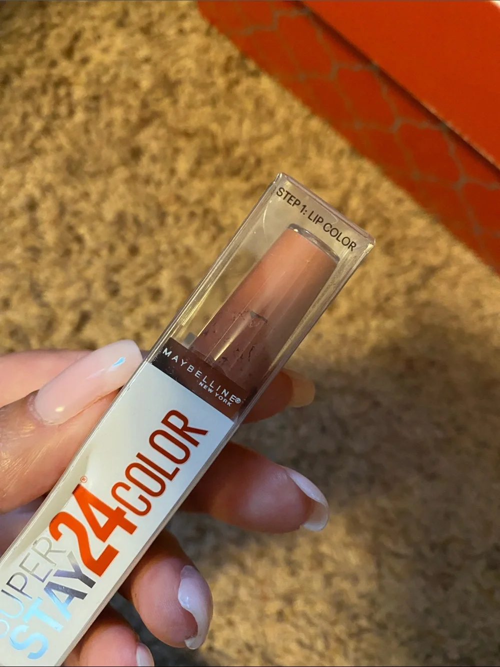 Maybelline SuperStay 24 Color Lipstick 235 loaded latte